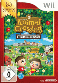 Animal Crossing: Let's Go to the City PAL Wii PAL box art